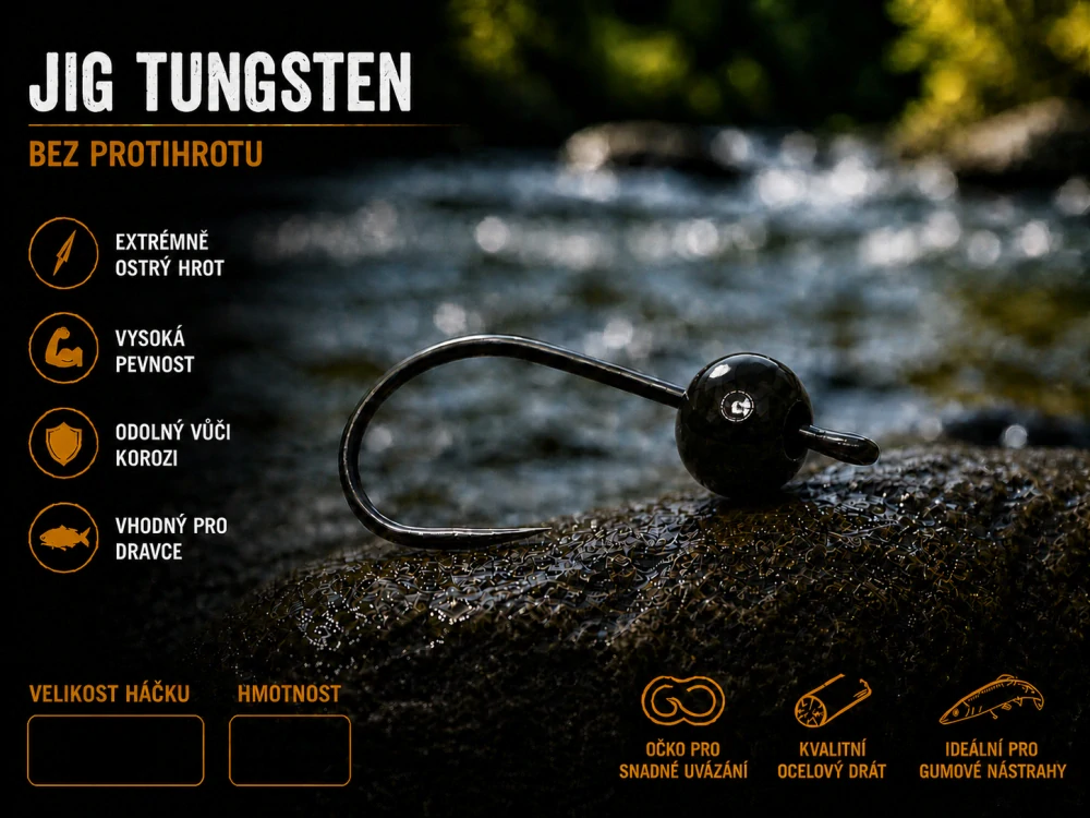 TUNGSTEN JIG B SPIN velikost #4 / 0,35g