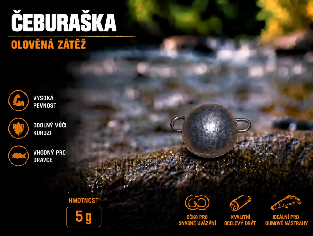 ČEBURAŠKA OLOVĚNÁ 5g