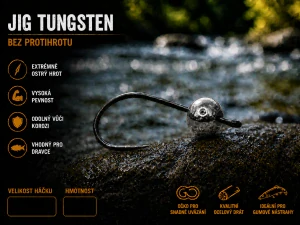 TUNGSTEN JIG B SPIN velikost #6 / 0,50g