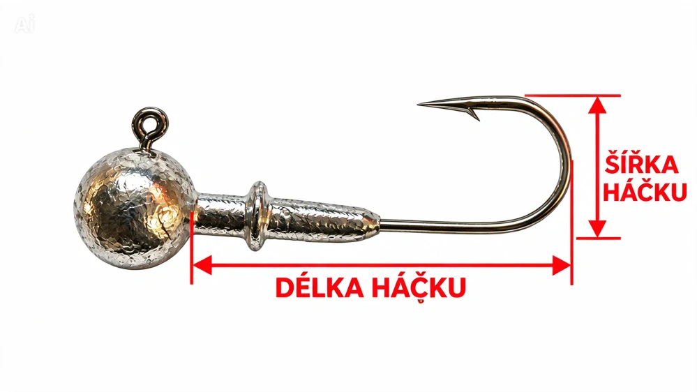 OLOVĚNÝ JIG FINJIG velikost #3/0 / 14g